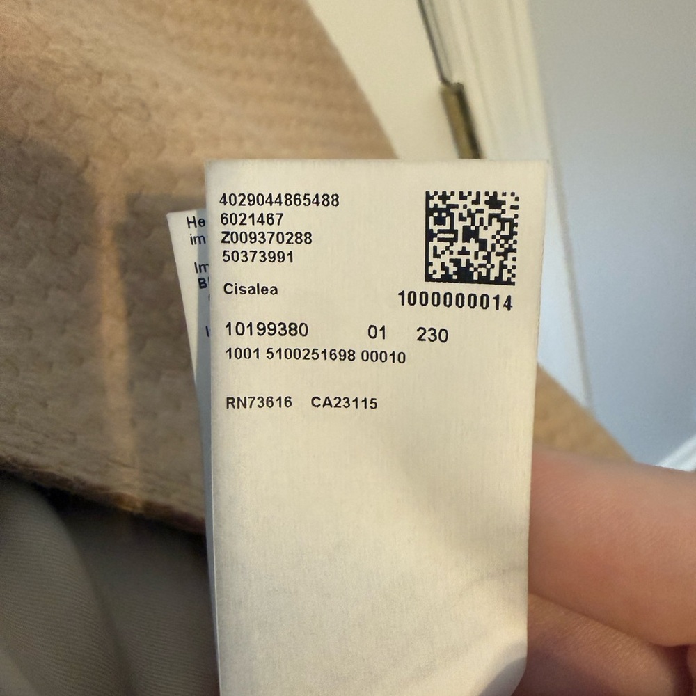 Boss Tan Textured Coat - Picture 4 of 4
